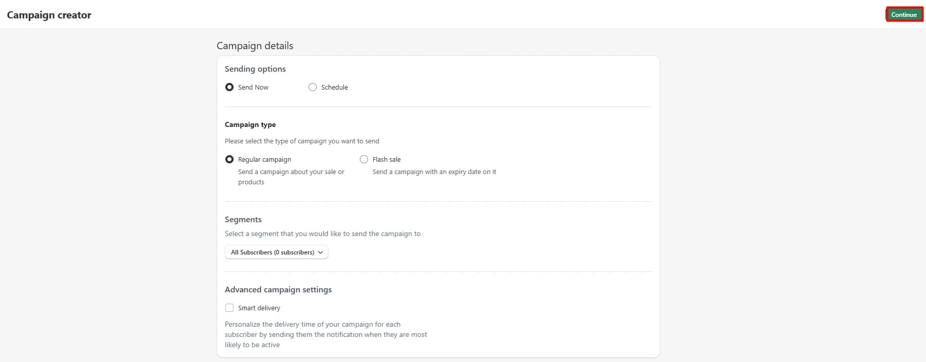 Brevo PushOwl web push campaign builder